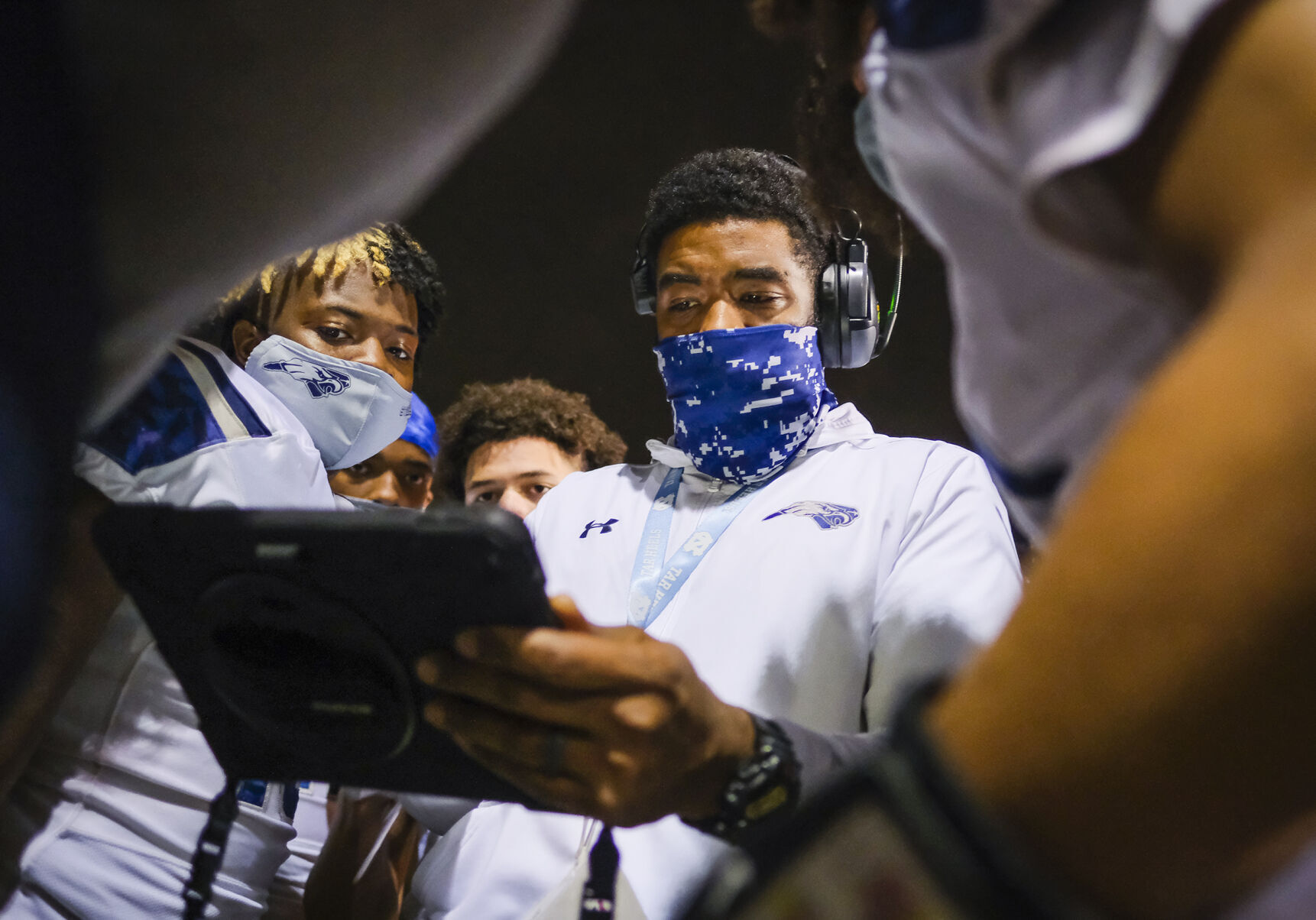 GlennEast coach huddle